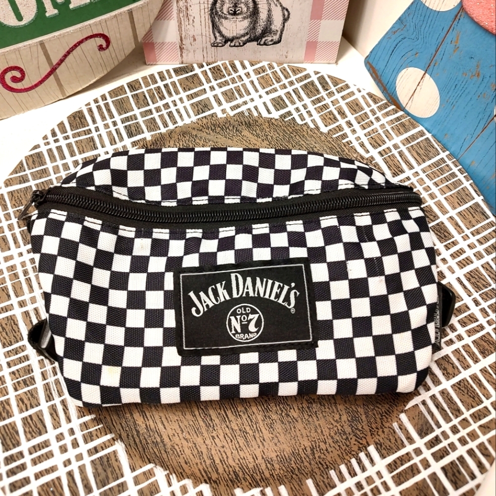 🥰 Vintage GUC 90's Fydelity Brand Jack Daniels Adjustable Belt Bag, OSFM